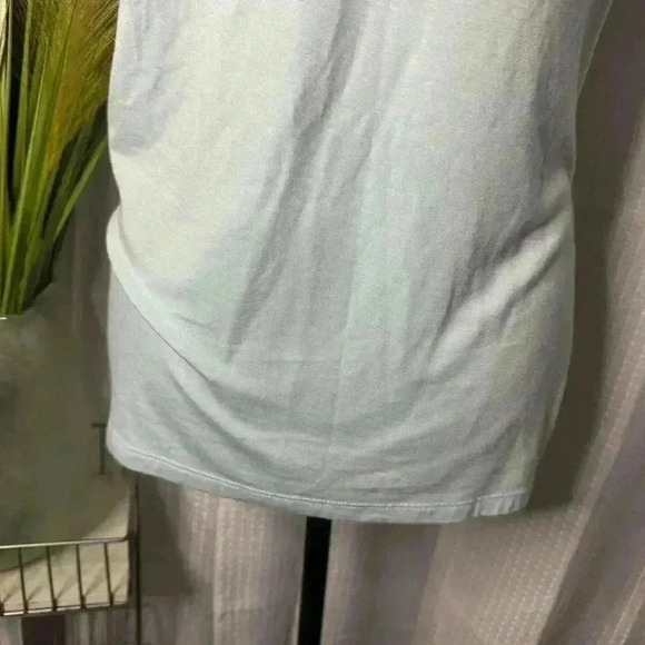 Tahari Women’s Size M Soft Modal Short Sleeve Light Blue Scoop Neck Top - Picture 6 of 11